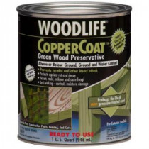 Wolman 1-qt. CopperCoat Green Below Ground Wood Preservative (Case of 6) - 1904A