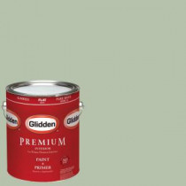 Glidden Premium 1-gal. #HDGG62D Frond Green Flat Latex Interior Paint with Primer - HDGG62DP-01F