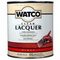 Watco 1-qt. Clear Gloss Lacquer Wood Finish (Case of 6) - 63041