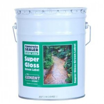 The Cement Store 5 gal. Porous Concrete and Masonry Water Repellent with Ultimate Wear Coat - Green Label Super Gloss
