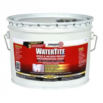 Zinsser 3-gal. WaterTite Mold and Mildew-Proof White Oil Based Waterproofing Paint - 5003