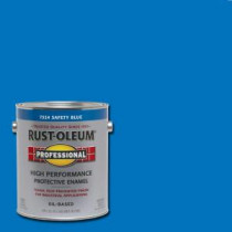 Rust-Oleum Professional 1 gal. Safety Blue Gloss Protective Enamel (Case of 2) - 7524402