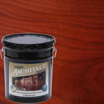Architect Series 5 gal. Rubicon Red Semi-Transparent Oil-Based Wood Stain - 11501