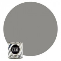 Jeff Lewis Color 8 oz. #JLC415 Gray Geese No-Gloss Ultra-Low VOC Interior Paint Sample - 108415