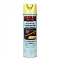 Rust-Oleum Industrial Choice 17 oz. High Visibility Yellow Inverted Marking Spray Paint (12-Pack) - 203025