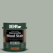 BEHR 1-Gal. #SC-149 Light Lead Solid Color Waterproofing Wood Stain - 21101