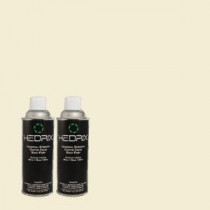 Hedrix 11 oz. Match of PPU9-15 Summer Jasmine Flat Custom Spray Paint (8-Pack) - F08-PPU9-15