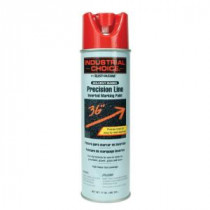 Rust-Oleum Industrial Choice 17 oz. Safety Red Inverted Marking Spray Paint (12-Pack) - 203029