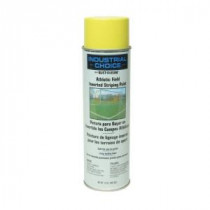 Rust-Oleum Industrial Choice 17 oz. Yellow Athletic Field Striping Spray Paint (12-Pack) - 206045