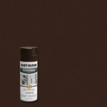 Rust-Oleum Stops Rust 12 oz. Textured Dark Brown Protective Enamel Spray Paint (Case of 6) - 241255