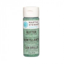 Martha Stewart Crafts 2-oz. Verdelite Multi-Surface Glitter Acrylic Craft Paint - 32159