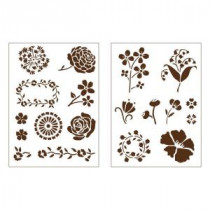 Martha Stewart Crafts Blossoms Adhesive Stencils - 32269