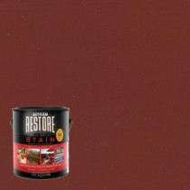 Rust-Oleum Restore 1 gal. Solid Acrylic Water Based Navajo Red Exterior Stain - 47013