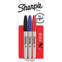 Sharpie Assorted Colors Fine Point Permanent Marker (3-Pack) - 30173PP