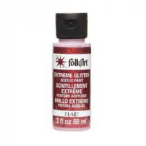 FolkArt 2-oz. Red Extreme Glitter Craft Paint - 2792