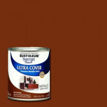 Rust-Oleum Painter's Touch 32 oz. Ultra Cover Metallic Aged Copper General Purpose Paint (Case of 2) - 258203