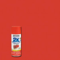 Rust-Oleum Painter's Touch 2X 12 oz. Fire Orange Satin General Purpose Spray Paint (Case of 6) - 263149
