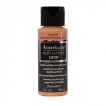 DecoArt Americana 2 oz. Peach Silk Satin Multi-Surface Acrylic Paint - DA542-30