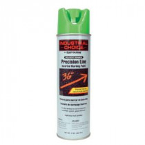 Rust-Oleum Industrial Choice 17 oz. Florescent Green Inverted Marking Spray Paint (12-Pack) - 203023