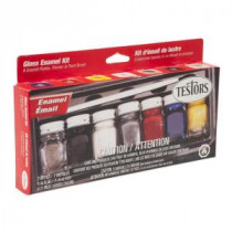 Testors 0.25 oz. 6-Color Home/Hobby Enamel Paint Set (6-Pack) - 9115X