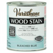 Varathane 1 qt. 3X Bleached Blue Premium Wood Stain (Case of 2) - 287752