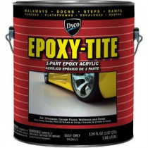 Dyco Paints Epoxy-Tite 1 gal. 361 Gulf Grey Low Sheen 1-Part Epoxy Acrylic Exterior Paint - DYC361/1