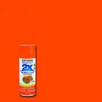 Rust-Oleum Painter's Touch 2X 12 oz. Gloss Real Orange General Purpose Spray Paint (Case of 6) - 249095