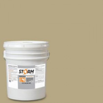 Storm System Category 4 5 gal. Tiki Tan Matte Exterior Wood Siding 100% Acrylic Latex Stain - 412M143-5