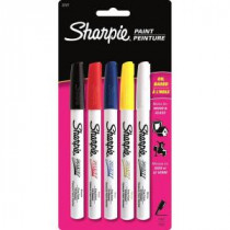 Sharpie Assorted Colors Fine Point Oil-Based Paint Marker (5-Pack) - 37371PP