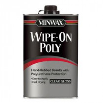 Minwax 1 pt. Wipe-On Poly Clear Gloss (6-Pack) - 40900