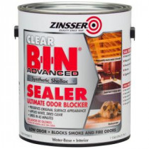 Zinsser 1-gal. B-I-N Clear Advanced Synthetic Shellac Sealer (Case of 2) - 271460