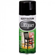 Rust-Oleum Specialty 11 oz. Gloss Black Lacquer Spray Paint (Case of 6) - 1905830
