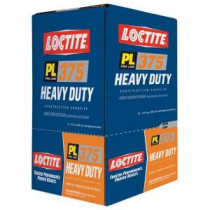 Loctite PL375 10 fl. oz. Heavy Duty Construction Adhesive (12-Pack) - 1390601