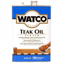 Watco 1 gal. Clear Matte 350 VOC Teak Oil (Case of 2) - 67132