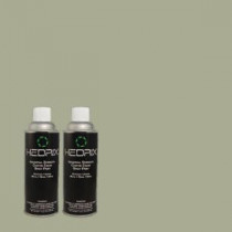 Hedrix 11 oz. Match of MQ6-17 Green Trellis Flat Custom Spray Paint (8-Pack) - F08-MQ6-17