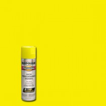 Rust-Oleum Professional 15 oz. Gloss Safety Yellow Protective Enamel Spray Paint (Case of 6) - 7543838