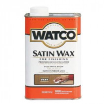 Watco 1-qt. Dark Satin Finishing Wax (Case of 6) - 66941