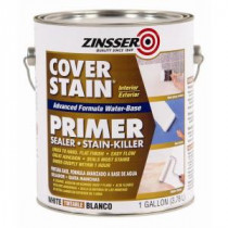 Zinsser 1 gal. White Cover Stain Water-Based Primer/Sealer/Stain Killer (Case of 2) - 257017