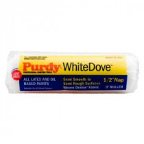 Purdy 9 in. x 1/2 in. White Dove Fabric Roller Cover (15-Pack) - 144670093