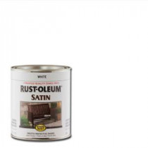 Rust-Oleum Stops Rust 1 qt. White Satin Protective Enamel Paint (Case of 2) - 7791502