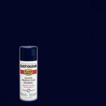 Rust-Oleum Stops Rust 12 oz. Protective Enamel Navy Blue Gloss Spray Paint (Case of 6) - 7723830