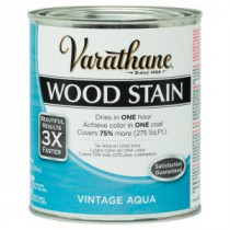 Varathane 1 qt. 3X Vintage Aqua Premium Wood Stain (Case of 2) - 287754