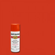 Rust-Oleum Stops Rust 12 oz. Gloss Lobster Red Protective Enamel Spray Paint (Case of 6) - 250704