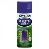 Rust-Oleum Specialty 12 oz. No Hunting Purple Spray Paint (Case of 6) - 270970