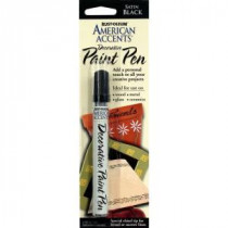 Rust-Oleum American Accents Satin Black Decorative Paint Pen (6-Pack) - 215123