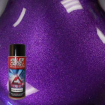 Alsa Refinish 12 oz. Stylin Basecoats Midnight Purple Killer Cans Spray Paint - KC-ASB-10