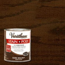 Varathane 1-qt. Dark Walnut Stain and Polyurethane (Case of 2) - 266159
