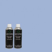 Hedrix 11 oz. Match of Cornflower Blue 580B-5 Low Lustre Custom Spray Paint (2-Pack) - L02580B-5