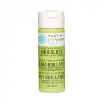 Martha Stewart Crafts 2-oz. Green Curry Multi-Surface High Gloss Acrylic Craft Paint - 32084