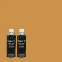 Hedrix 11 oz. Match of C40-43 Golden Amber Gloss Custom Spray Paint (2-Pack) - G02-C40-43